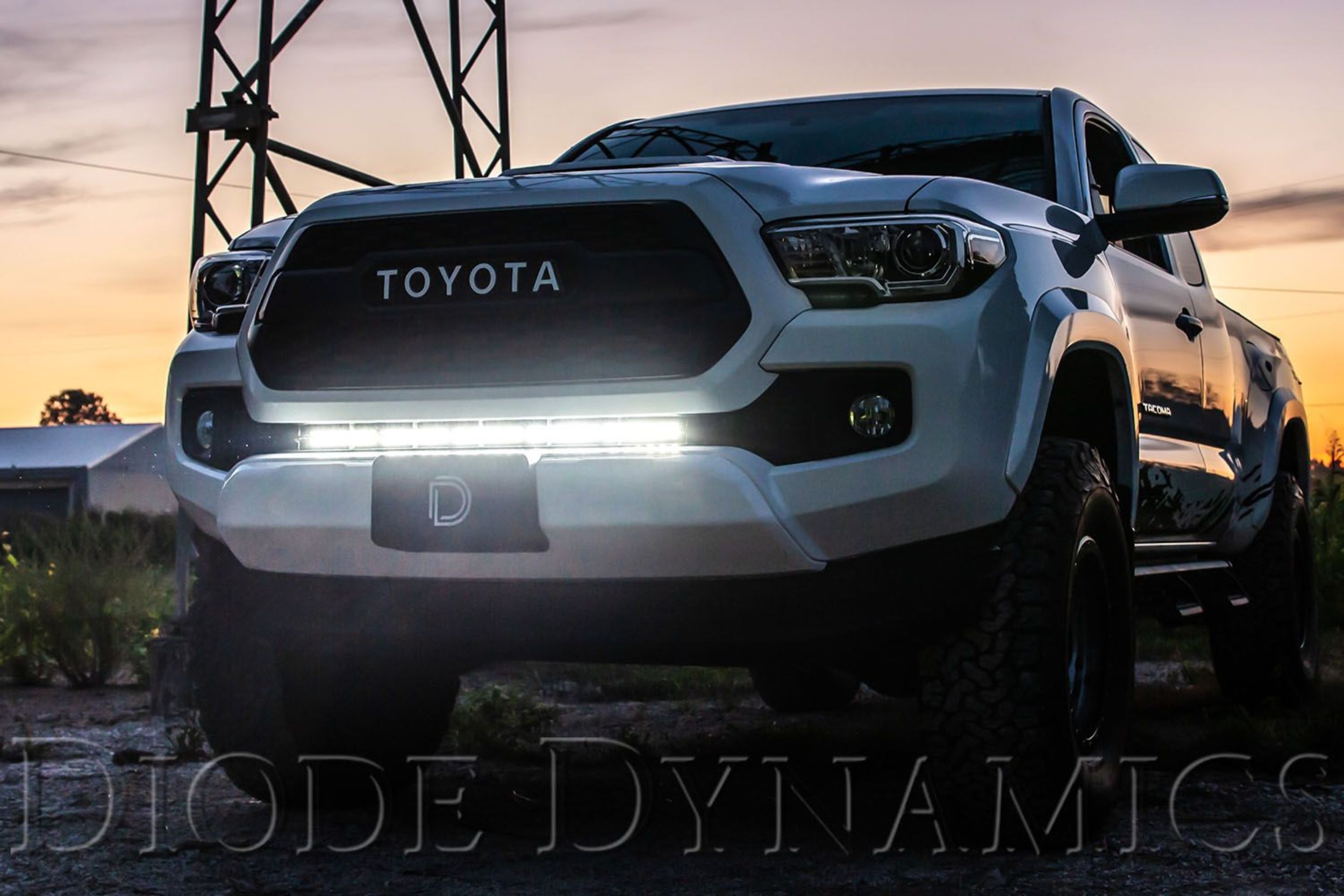 Led light bar for deals truck grill